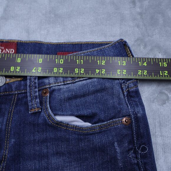 Lucky Brand Dark Blue Straight Leg Jeans - Picture 2 of 16